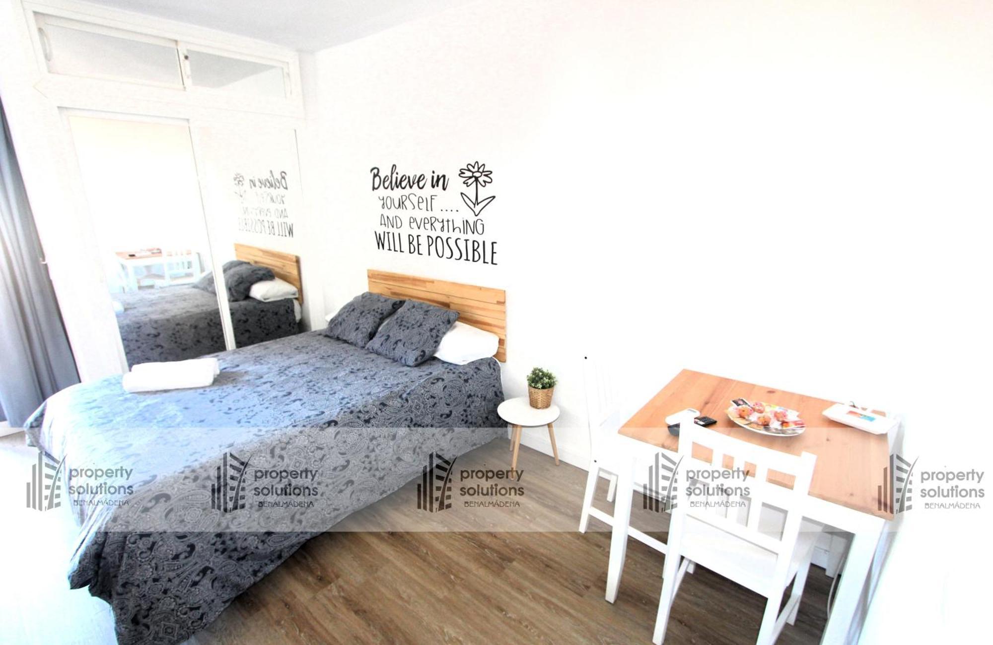 801 Estudio - Minerva Apartamentos - Vista Al Mar Y Montana - Piscina Y Playa 贝纳尔马德纳 外观 照片